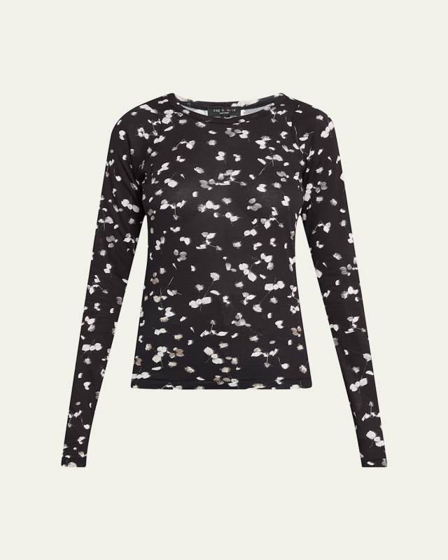Shaw Paneled Long-Sleeve Top